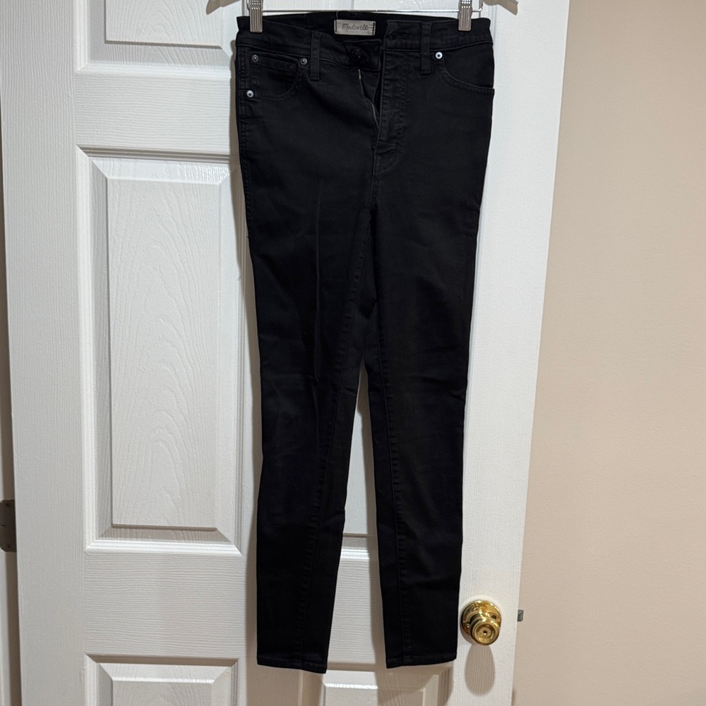 Madewell Black 10” High Rise Skinny Skinny Jeans for Women